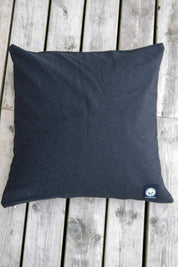 Black Cushion Cover 50x50 Plain Black