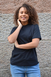 Svart T-Shirt Bufana Black