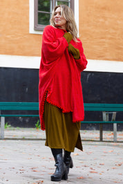 Rød Cape Murrey Rød