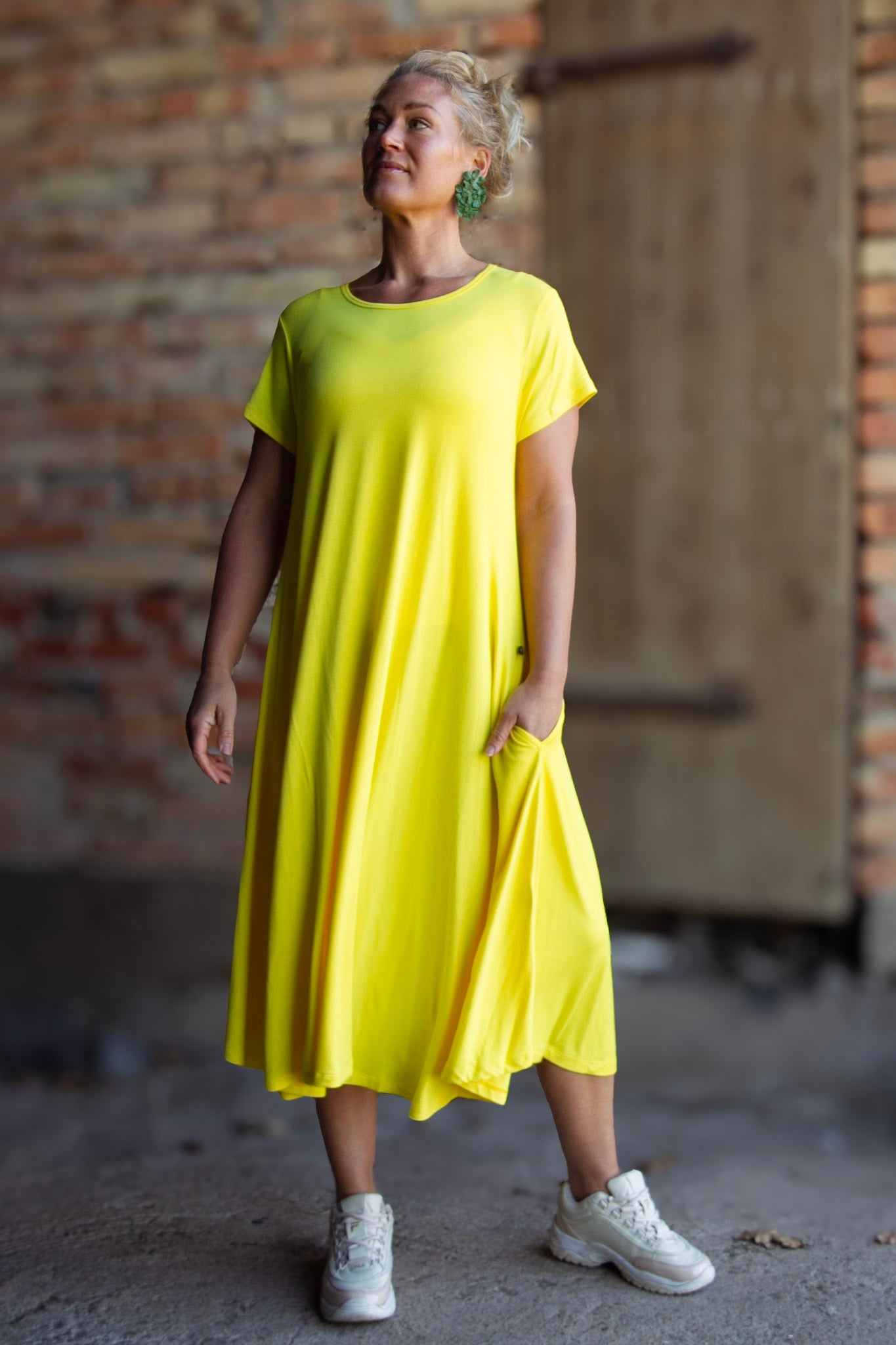 Gul Klänning Ballerina Original New Yellow