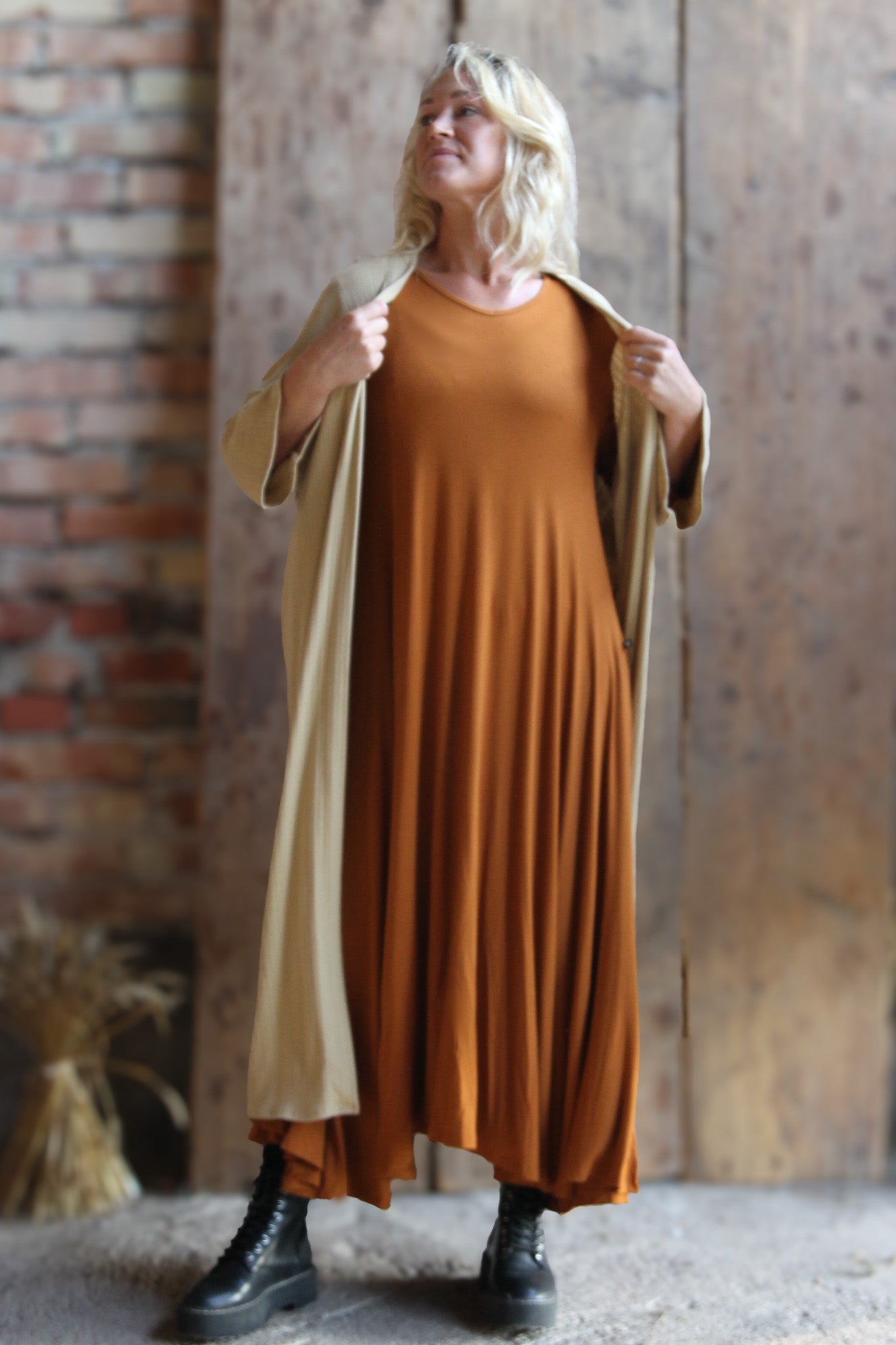 Beige Kimono Nyckelviken Kremet Beige