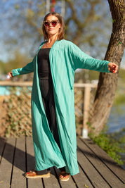 Blue Kimono Victoria Petrol