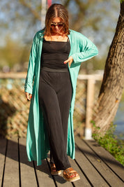 Blue Kimono Victoria Petrol