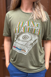 Grön T-Shirt LP Hangmatta Vintage Green