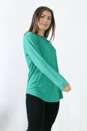 Grön Tröja Frida Longsleeve Green