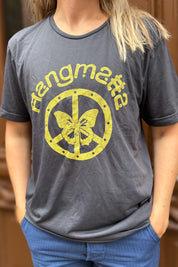 Grå T-Shirt Peace Hangmatta Vintage Grey