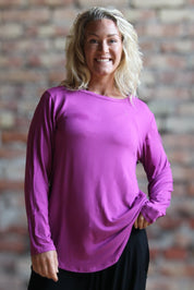 Lila Tröja Frida Longsleeve Purple