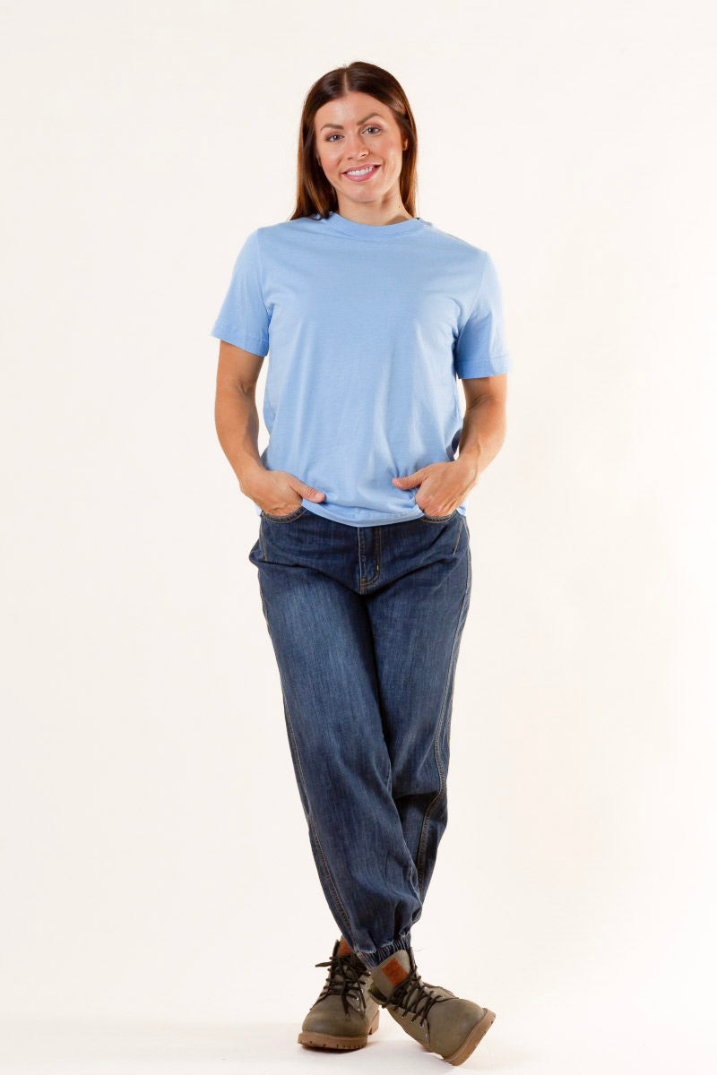 Lyseblå T-skjorte Bufana Blå