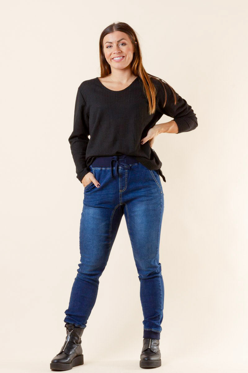 Dark Blue Jeans Urban Stretch Dark Blue