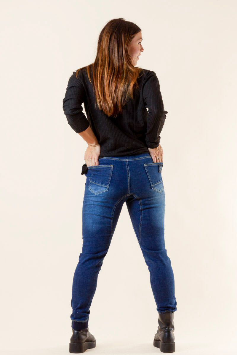 Dark Blue Jeans Urban Stretch Dark Blue