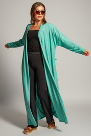 Blue Kimono Victoria Petrol