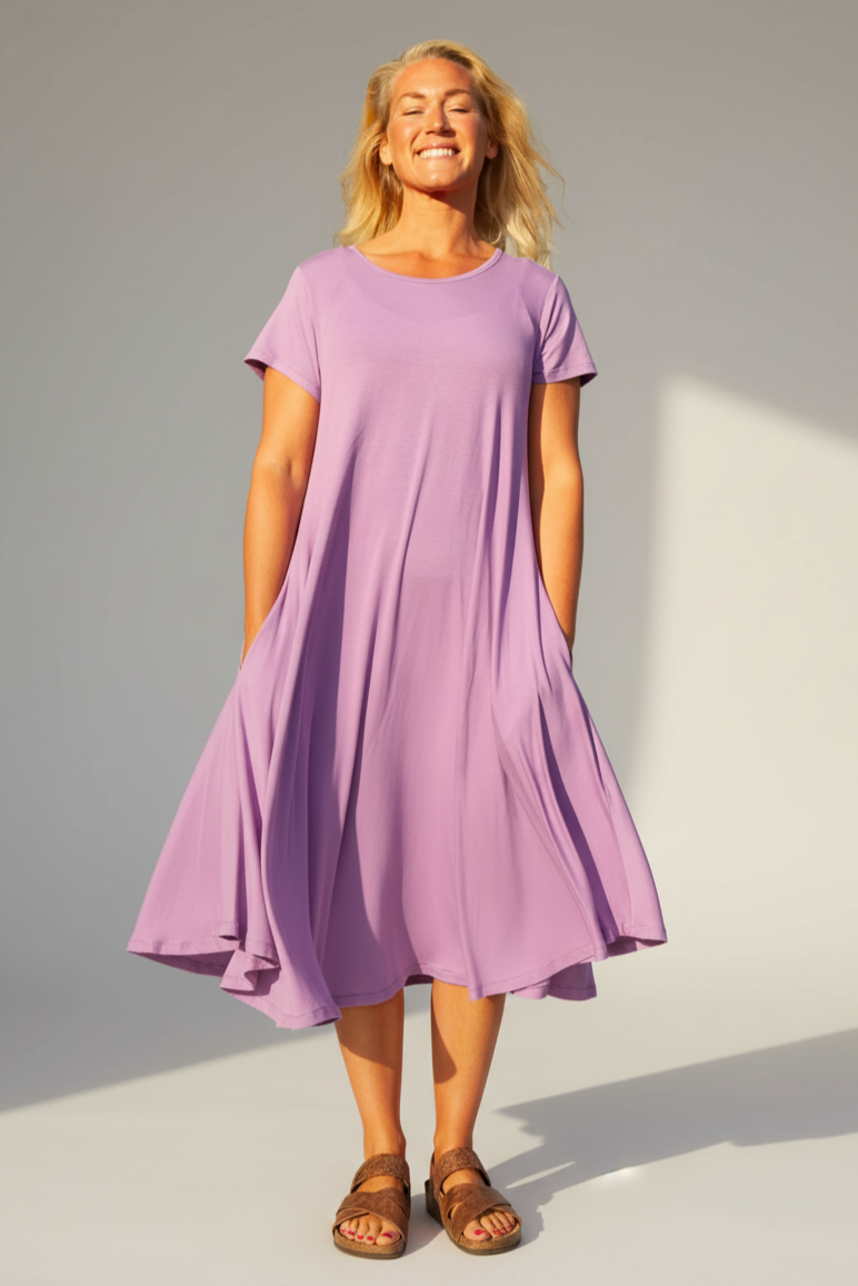 Ljuslila Klänning Ballerina Original Light Purple