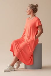 Rosa Klänning Ballerina Original Peach/Pink