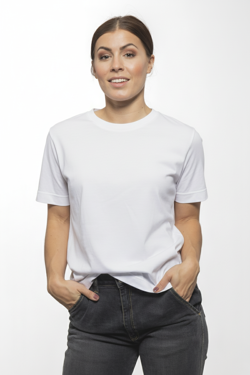 White T-Shirt Bufana White