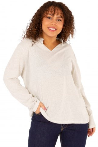 Vit Topp Minoo Dusty White