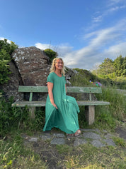 Bladgrøn Kjole Ballerina Original Foliage Green