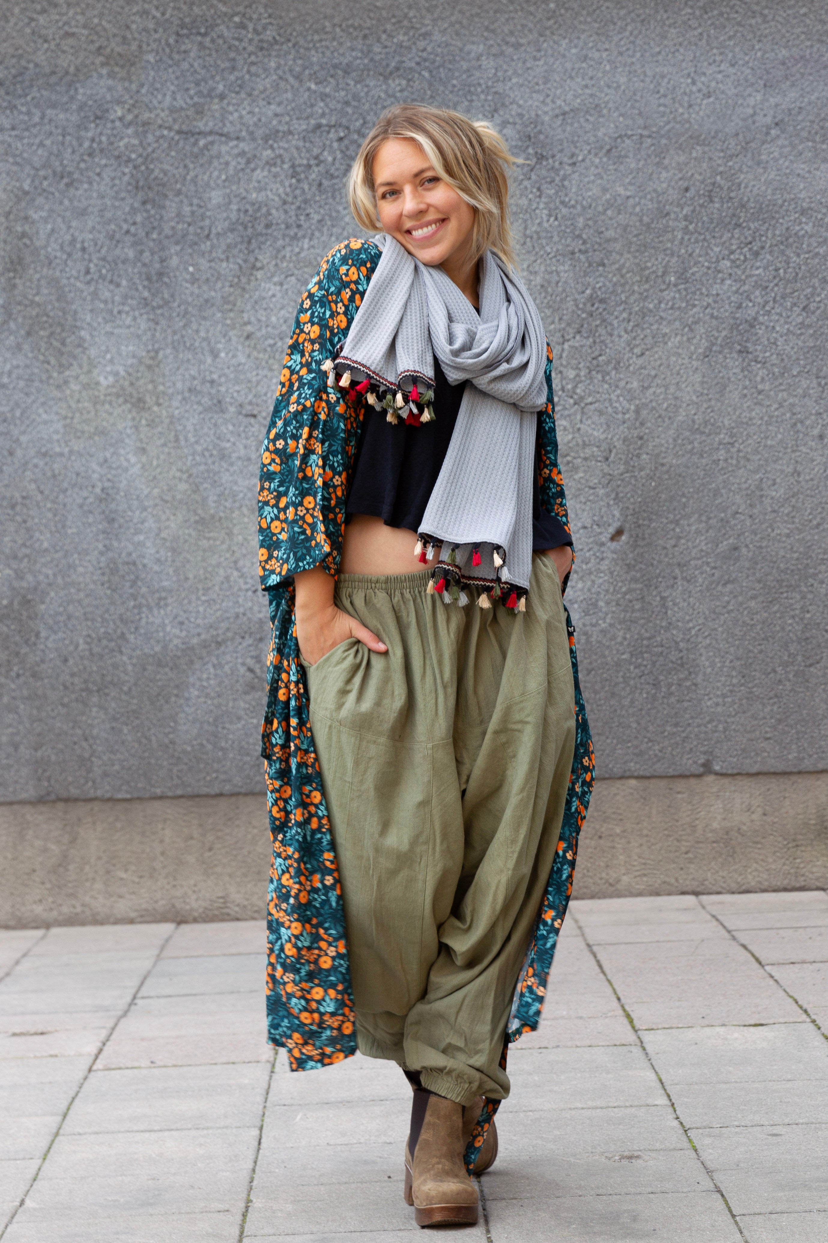 Tylösand Kimono Flower Green
