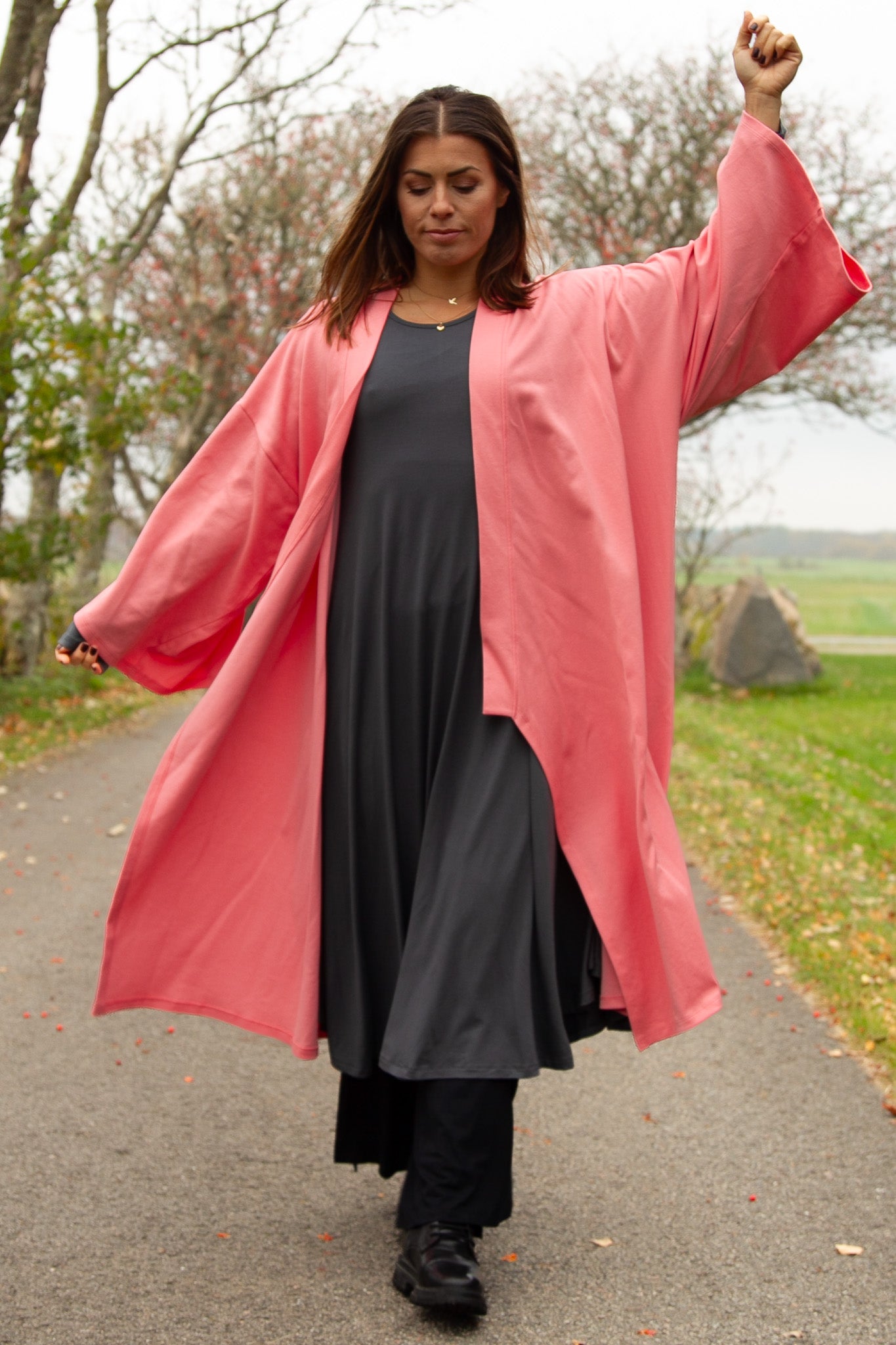 Rosa Kimono Summerdays Sonnenuntergang Frieden