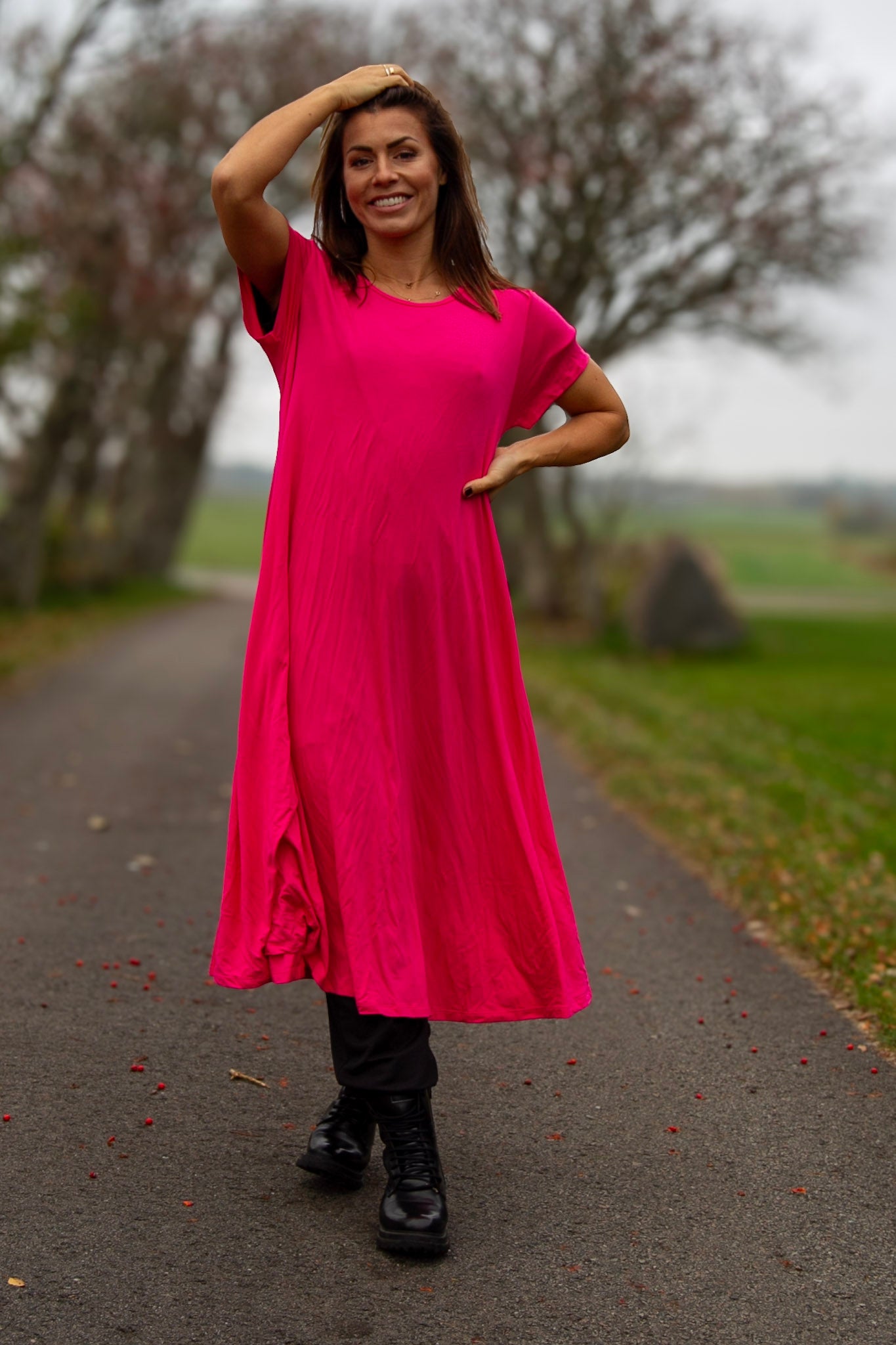 Rosa Kleid Ballerina Rosa