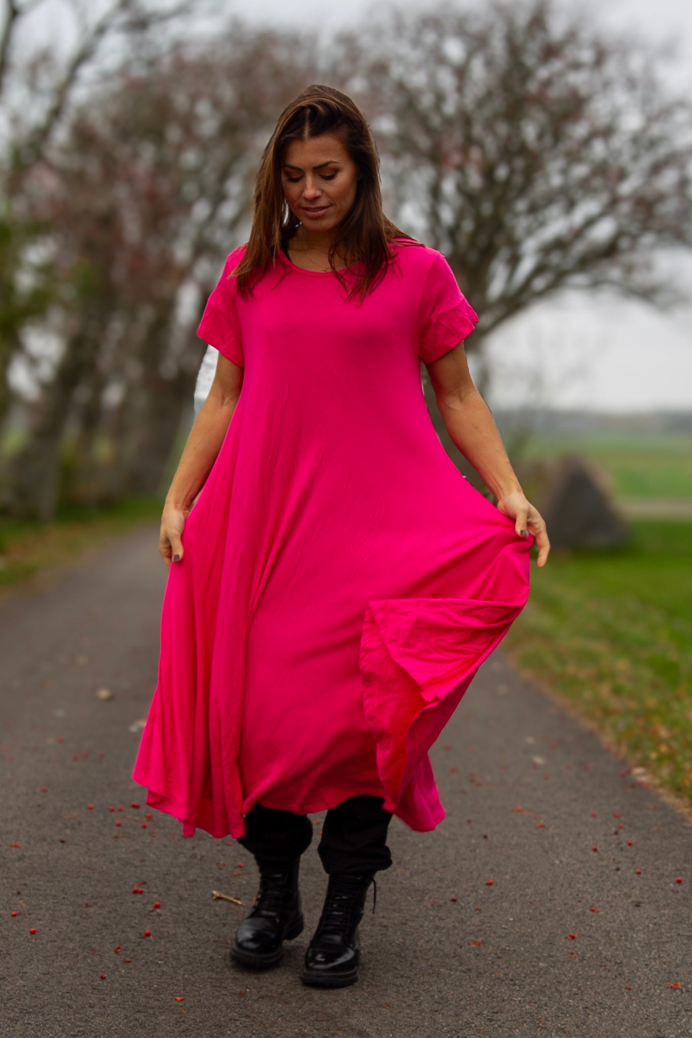 Rosa Kleid Ballerina Rosa