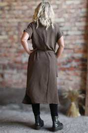 Brun Klänning Roxy Dark Choco