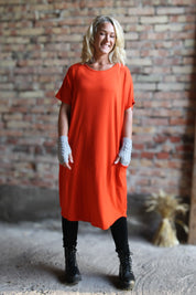 Orange Klänning Sarah Orange