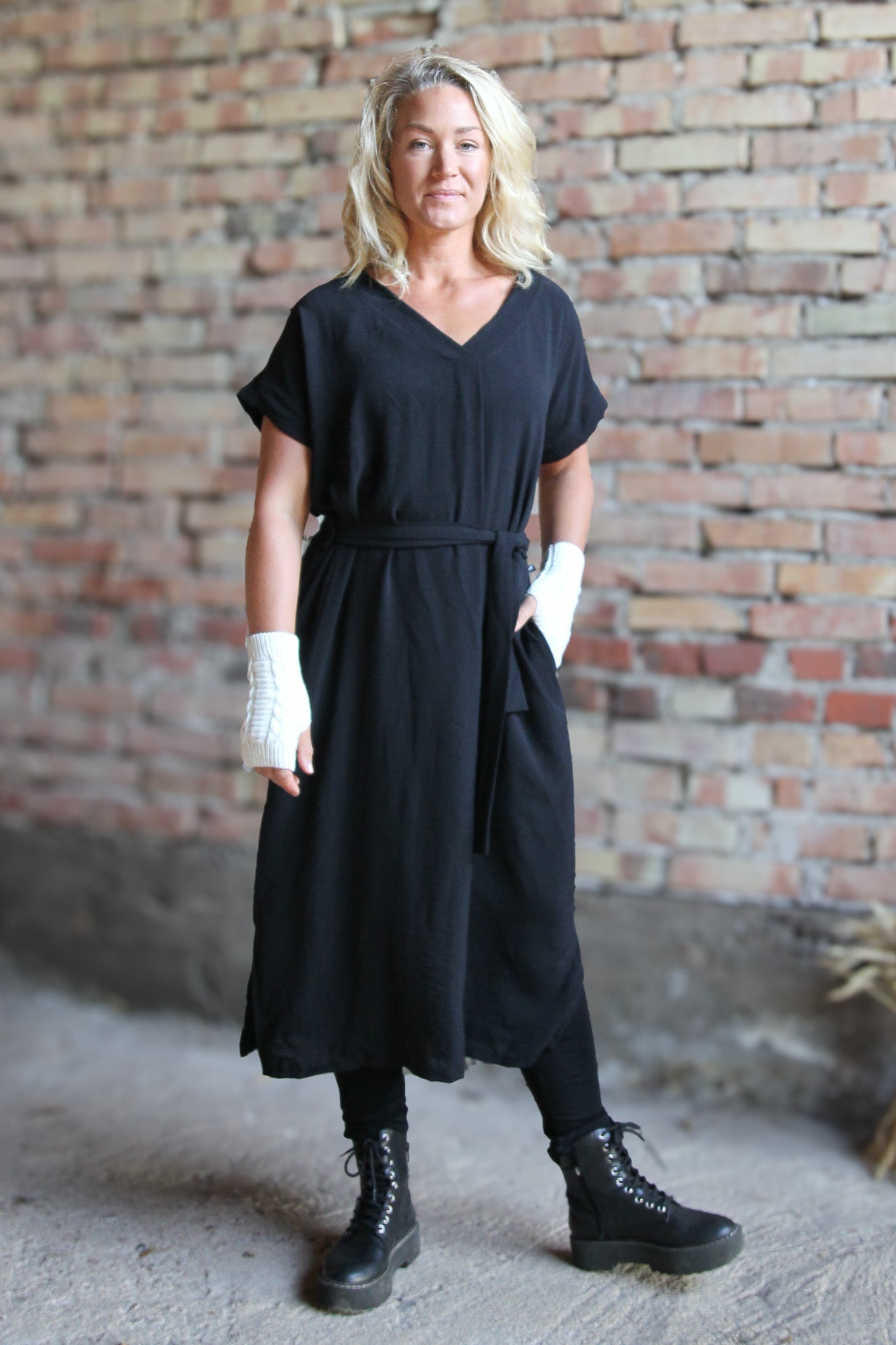 Schwarzes Kleid Roxy Schwarz