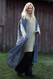 Grå Kaftanklänning Olinda Grey