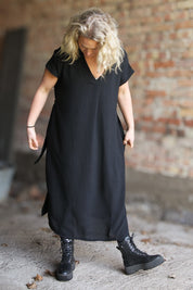 Schwarzes Kleid Roxy Schwarz