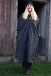 Mörkgrå Jeansskjorta Daly Dark Grey