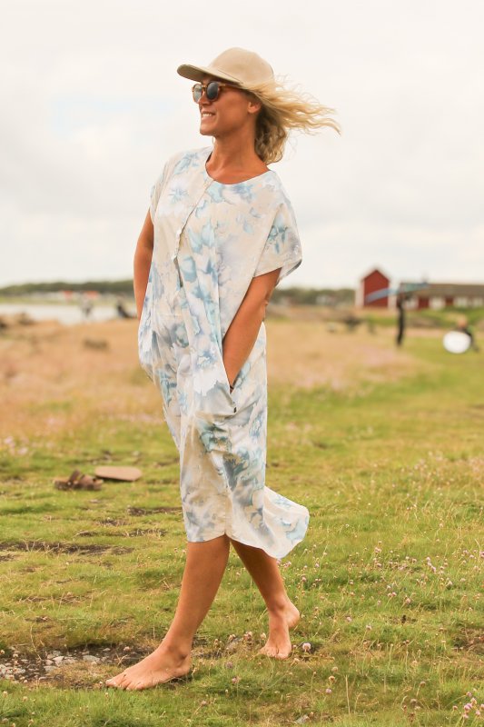 Beige Floral Dress Juliana Beige