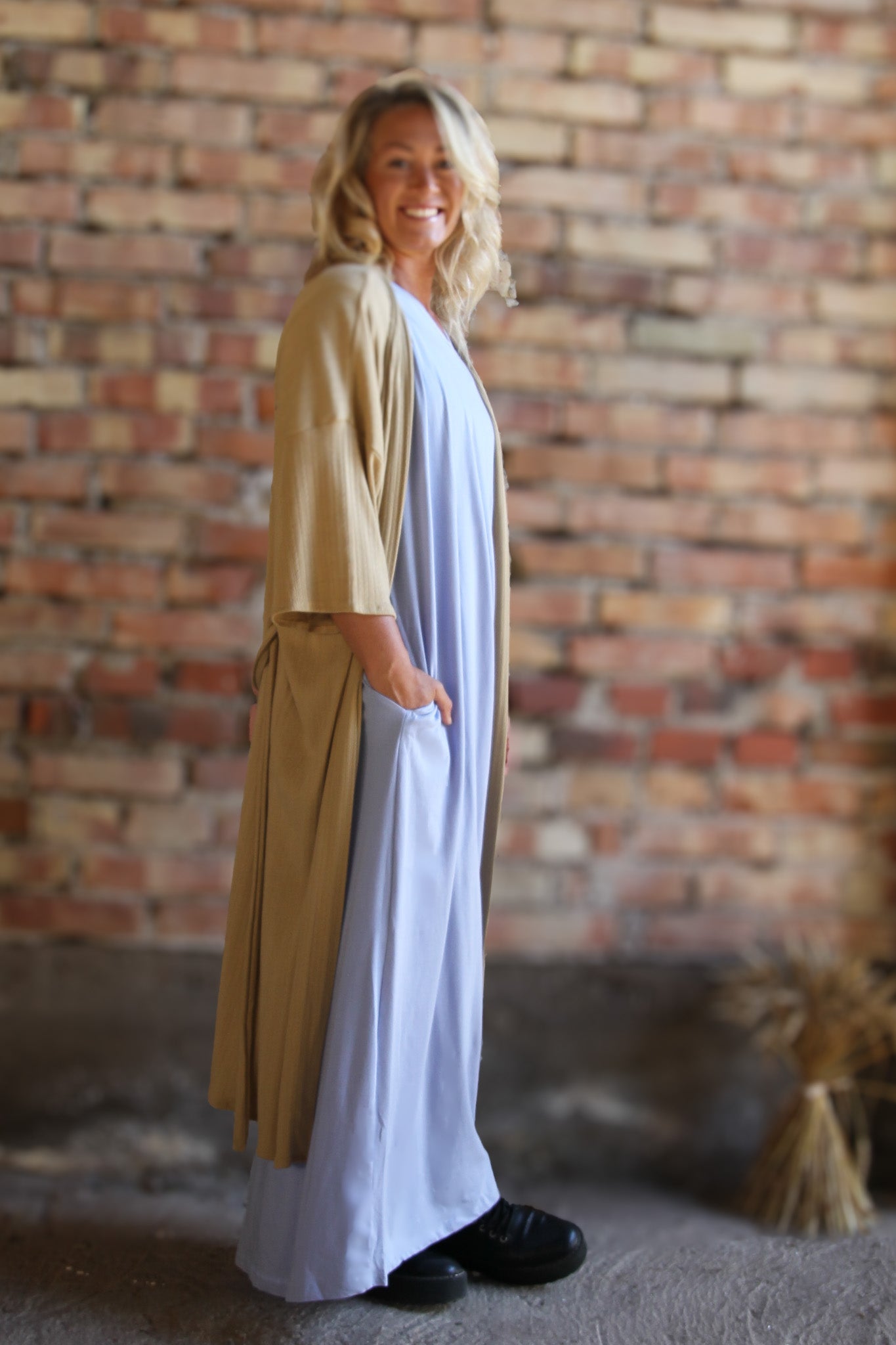 Beige Kimono Nyckelviken Creamy Beige