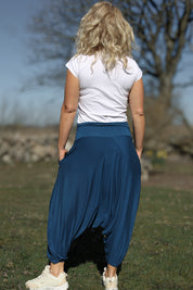 Blå Haremsbyxa Yoga Basic Original Blue