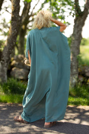 Blue Kaftan Dress Olinda Ocean Blue