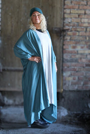 Blue Kaftan Dress Olinda Ocean Blue