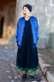 Blue Leopard Print Jacket Koster Blue