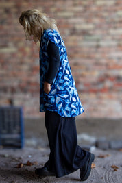 Blue Tunic Dalia Blue Print