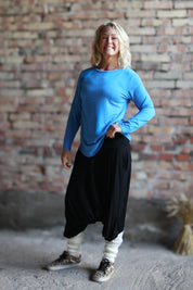 Blå Tröja Frida Longsleeve Blue