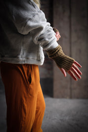 Brun Armvärmare Hedda Khaki