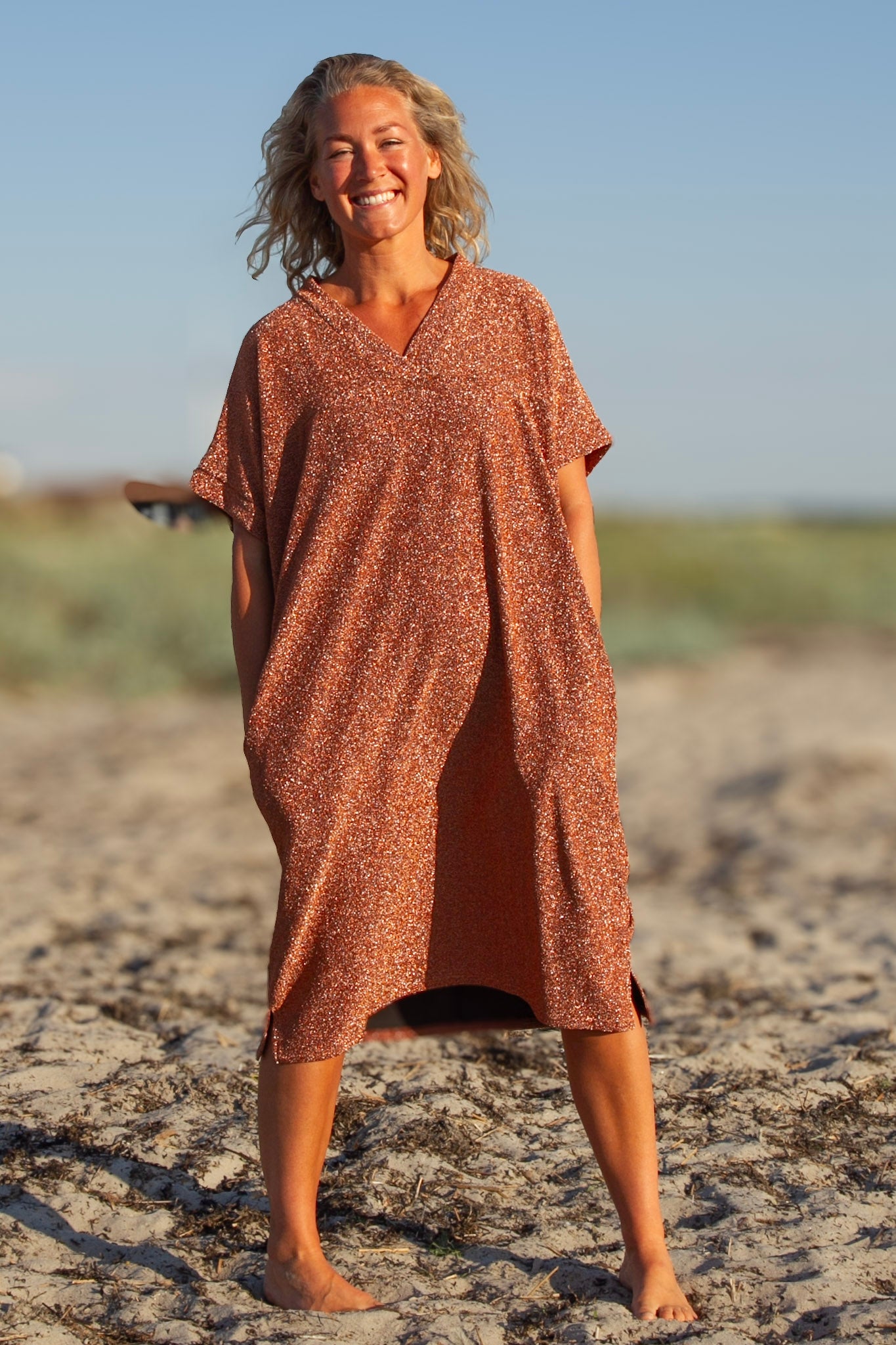 Braunes Kleid Quarz Kupfer