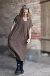 Brun Klänning Roxy Dark Choco