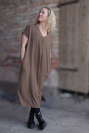 Brun Klänning Roxy Dark Choco