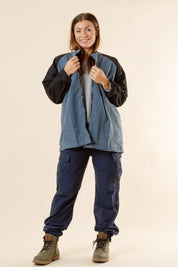 Grey/Blue Cargo Jacket Arvidsjaur Grey-Blue Base