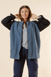 Grey/Blue Cargo Jacket Arvidsjaur Grey-Blue Base