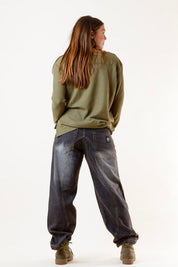 Grå Jeans Tofta Grå Vask
