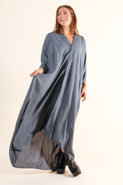 Grå Kaftan Kjole Olinda Grå