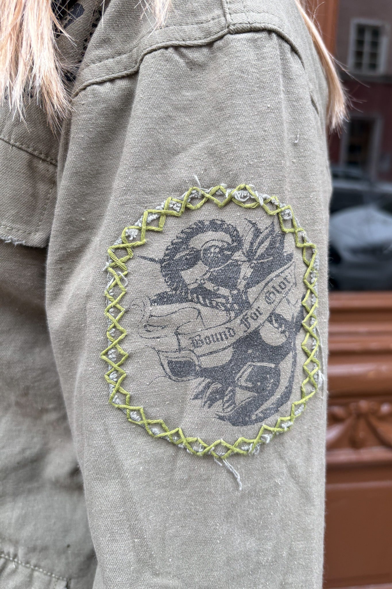 Grön Jacka Hangmatta Vintage Green
