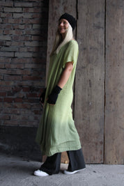 Grön Klänning Svala Fade Olive Green