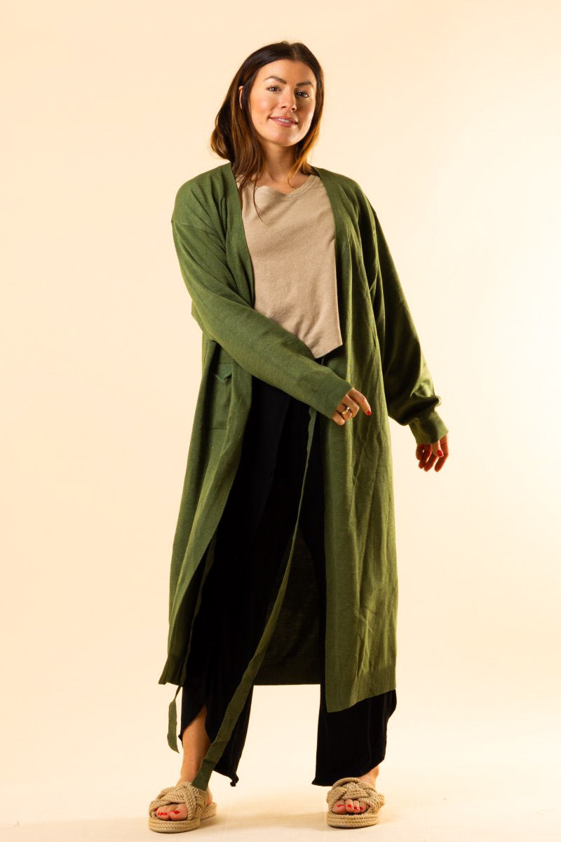 Green Cardigan Kvarnsveden Green