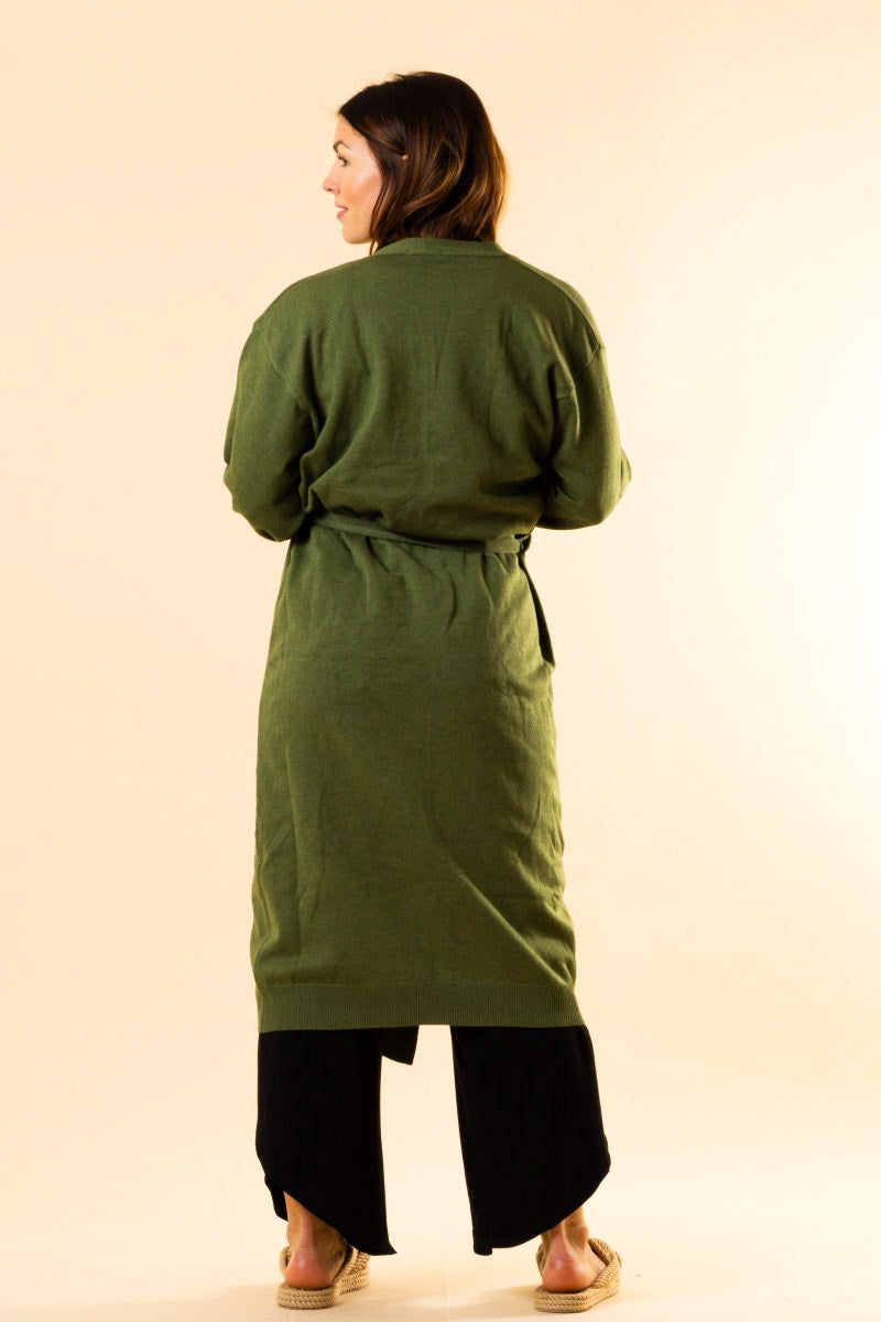 Green Cardigan Kvarnsveden Green